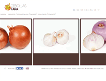 Tablet Screenshot of cebollastara.com